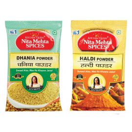 Special Combo For Daily Need Haldi Powder 100g | Dhania Powder 100g (200g, Pack 2)