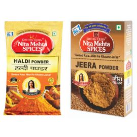 Special Combo For Daily Need Haldi Powder 100g | Jeera Powder 100g (200g, Pack 2)