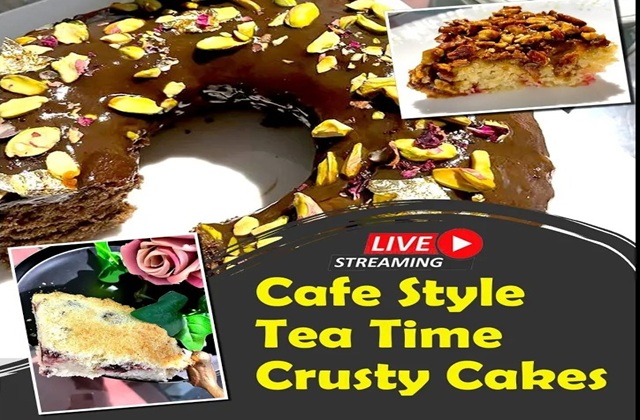 Cafe Style Tea Time Crusty Cakes