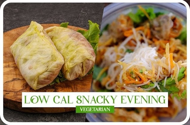 Low Cal Snacky Evening - Vegetarian