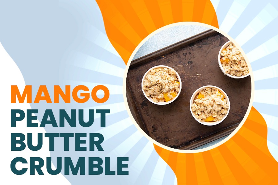 Mango Peanut Butter Crumble